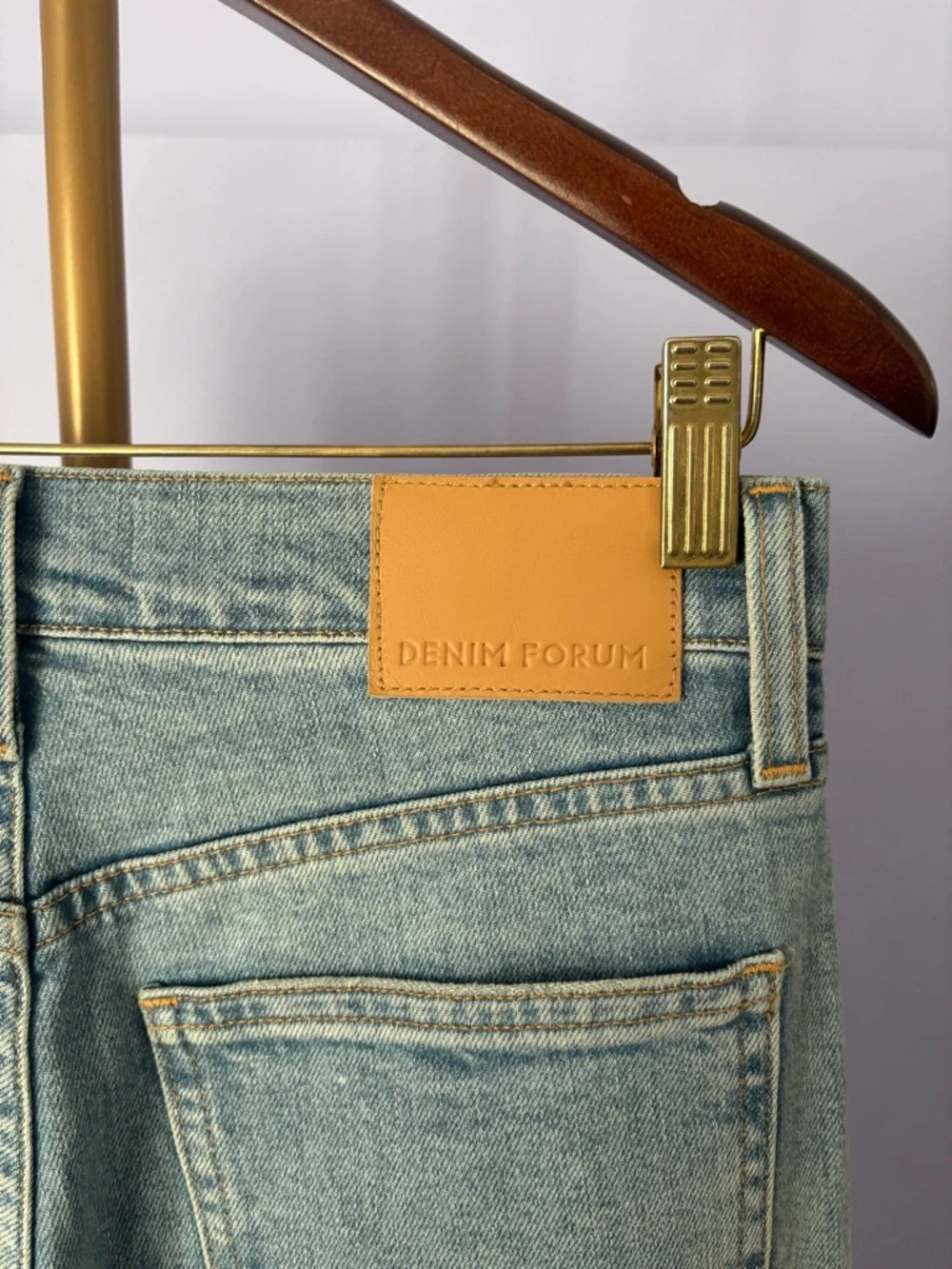 Denim Forum The Arlo Hi-Rise Straight Jean - Picture 6 of 6
